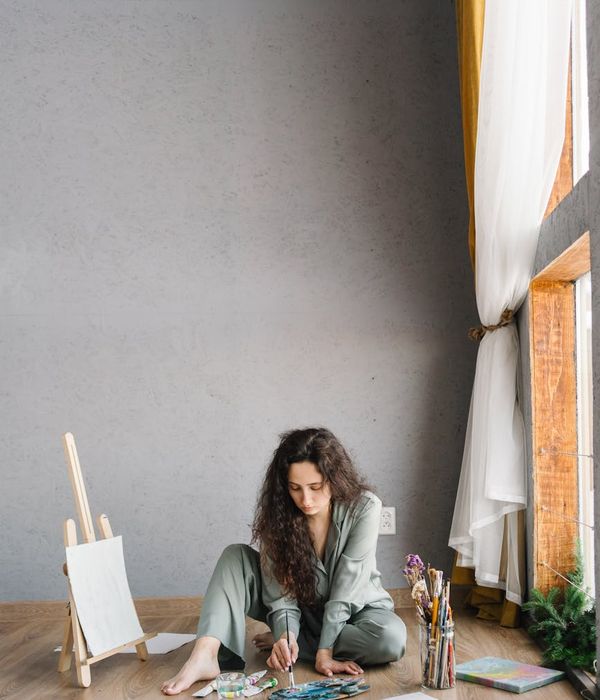 Person feeling energized and peaceful after a yoga session.